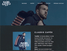 Tablet Screenshot of claudio-capeo.com